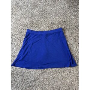 Jealous 21 Women's Knit Woven Mini Skort Blue Size L